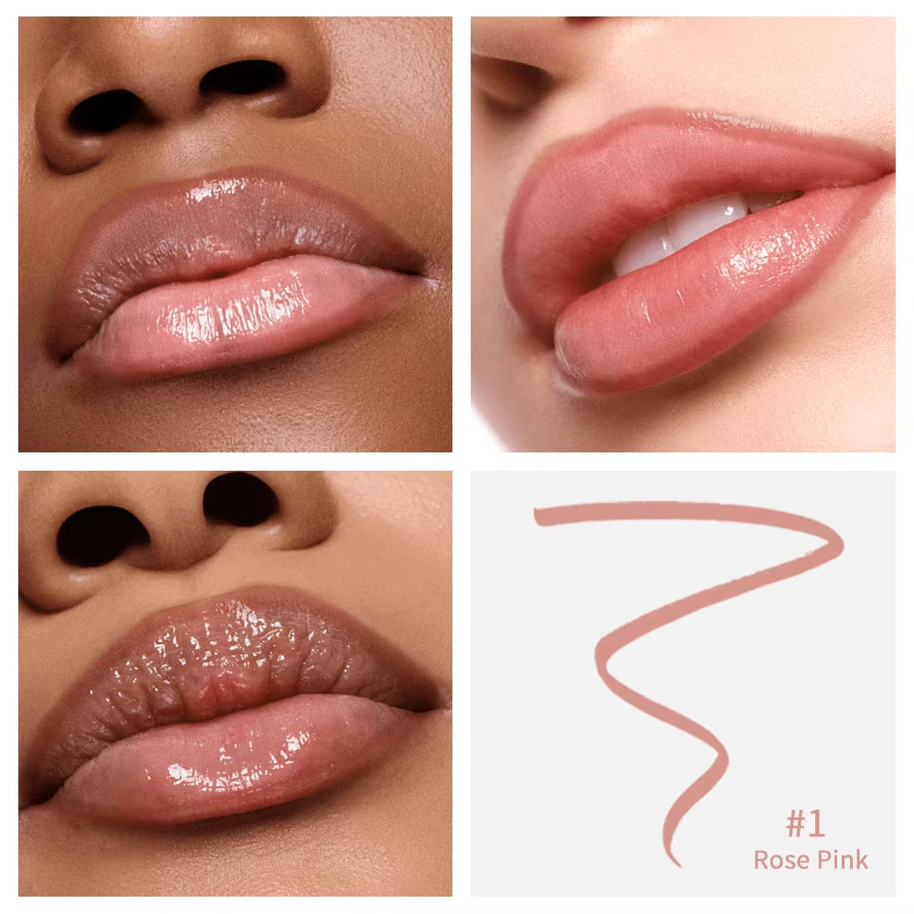 Lip Tint Peel off Lip Liner Tattoo Waterproof Long Lasting Matte Non-Stick Cup Lip Tint Sexy Red Contour Lips Makeup