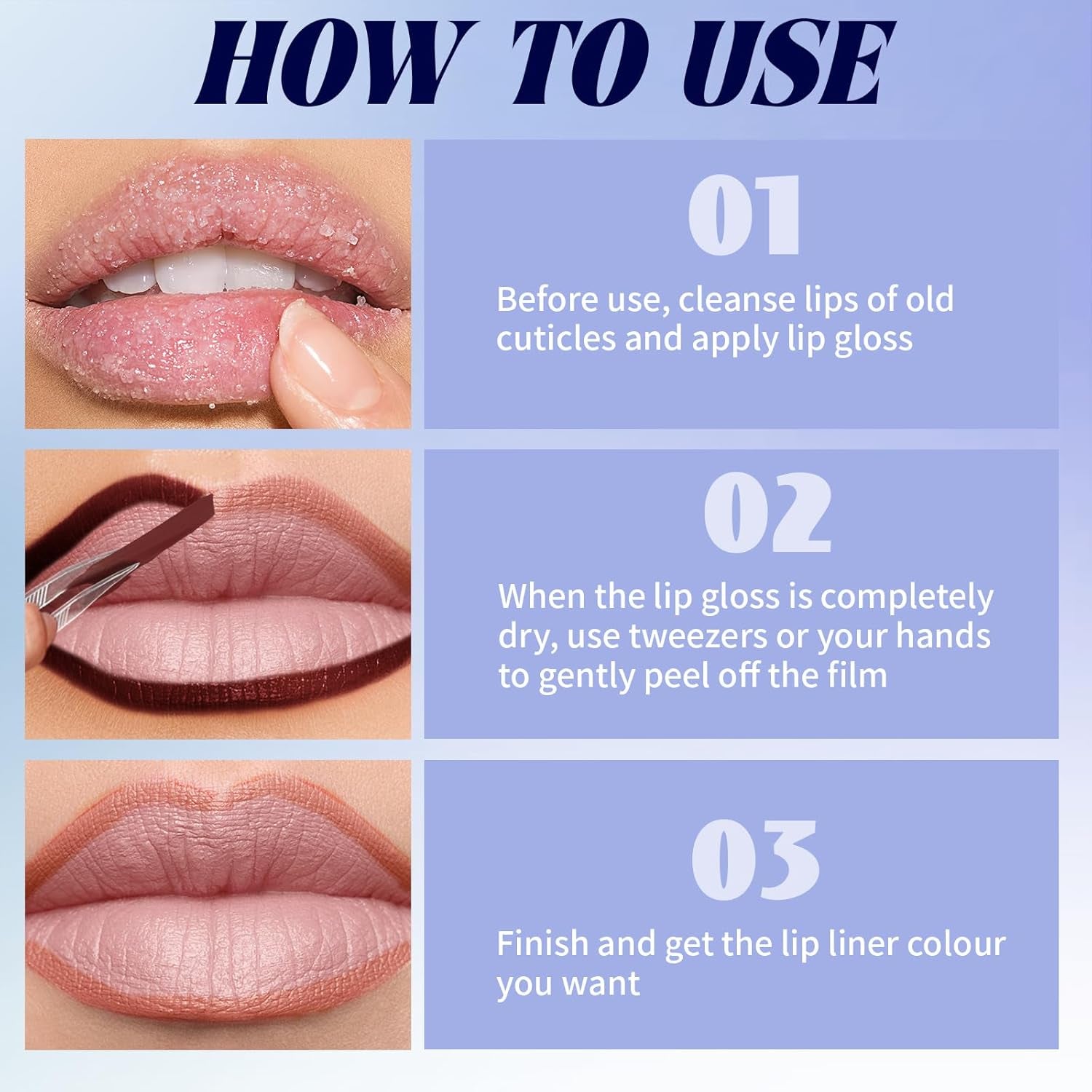  Peel-Off Lip Liner